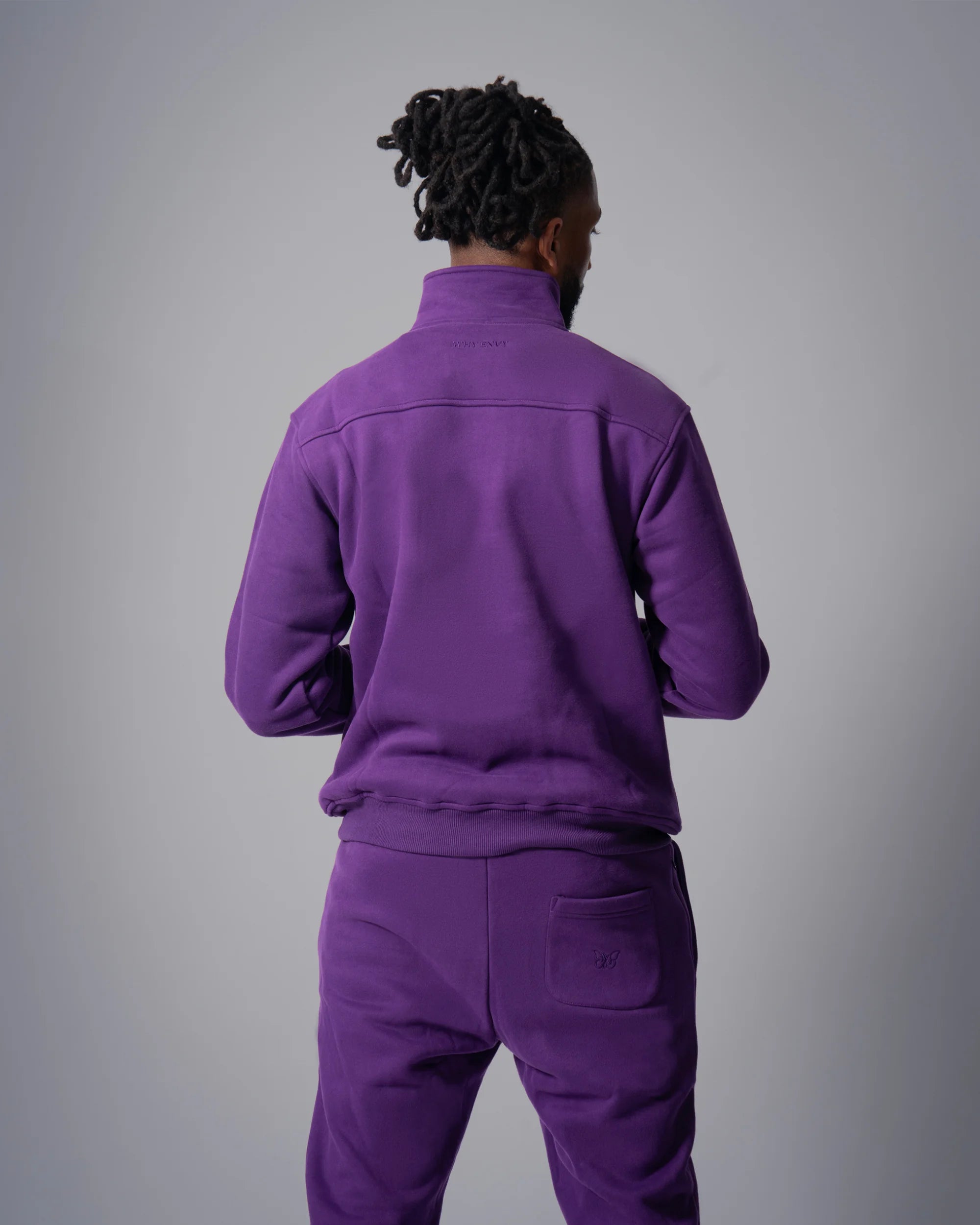 Nocturne Half Zip Dark Purple