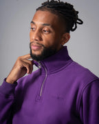 Nocturne Half Zip Dark Purple