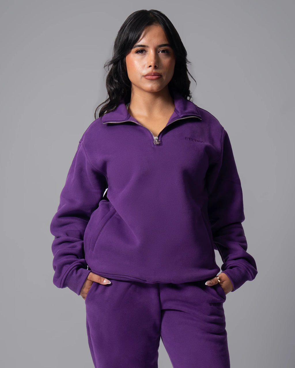 Nocturne Half Zip Dark Purple