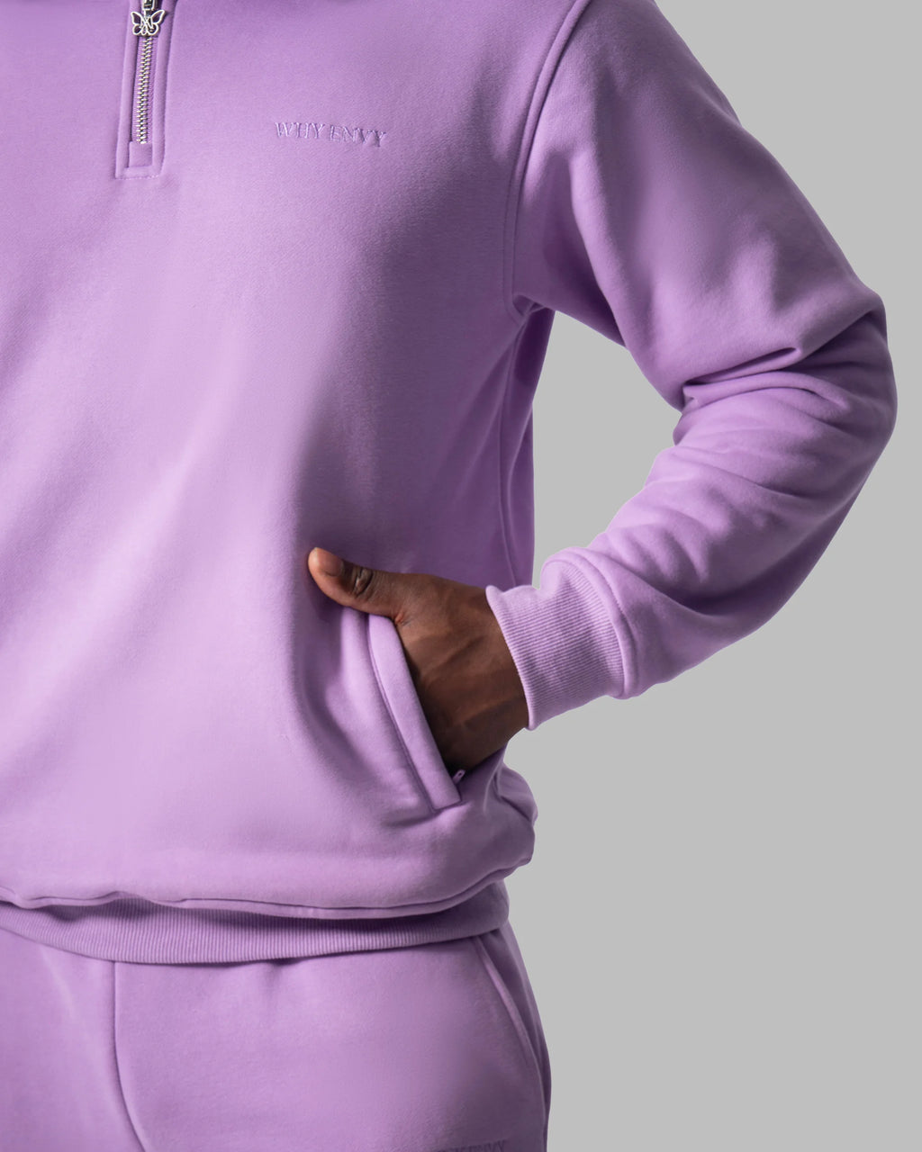 Nocturne Half Zip Light Purple
